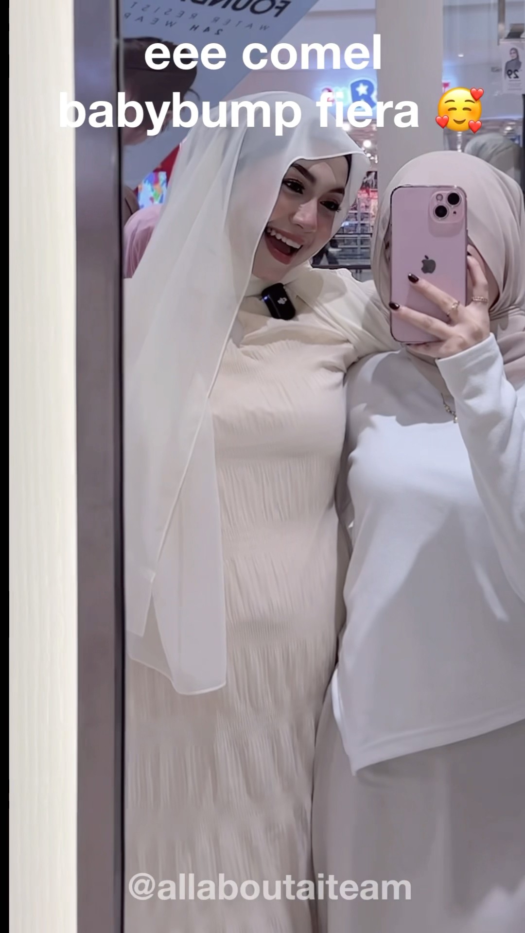 Babybump Mommy Kecik Molek Memang Cute Dooh! ? #aifiera #aiteam